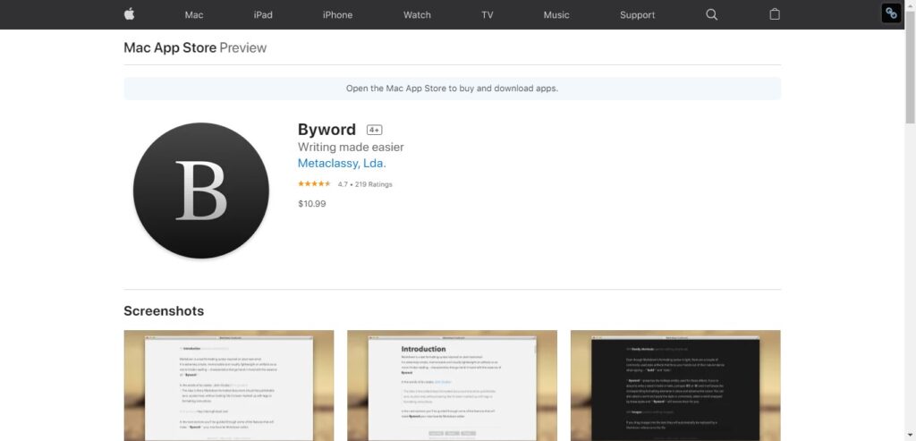 Byword for mac