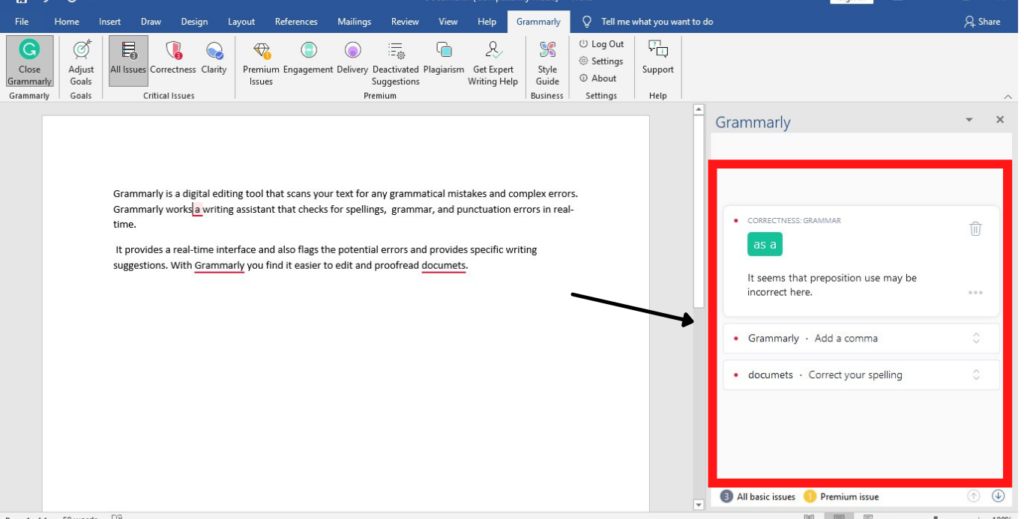 Gammarly for ms word
